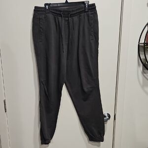 Gymshark Charcoal Gray Joggers with Drawstring